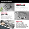 45” Workstation Undermount Single Bowl 16 Gauge Stainless Steel Kitchen Sink with 2-Tier WorkFlow™ Ledge and Accessories